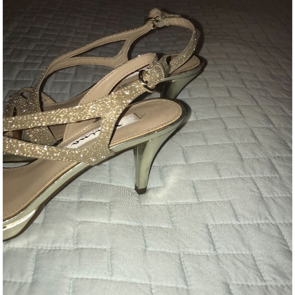 Nina Nura Platino Gold Sandals View 3
